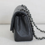 Chanel 18C Iridescent Black Caviar Mini Rectangle with Shiny Ruthenium Hardware