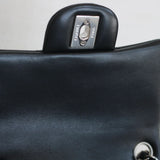 Chanel Black Lambskin Mini Square with Silver Hardware