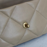Chanel 21S Dark Beige Lambskin Small 19 with Mixed Metal Hardware