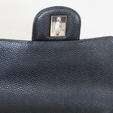 Chanel Black Caviar Mini Square with Silver Hardware