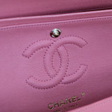 Chanel 19B Pink Caviar Small Classic Flap with Light Gold Hardware