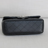 Chanel 18C Iridescent Black Caviar Mini Rectangle with Shiny Ruthenium Hardware