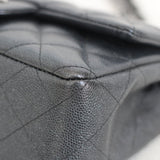 Chanel 18C Iridescent Black Caviar Mini Rectangle with Shiny Ruthenium Hardware