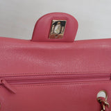 Chanel 19B Pink Caviar Small Classic Flap with Light Gold Hardware