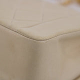 Vintage Chanel Light Beige Lambskin Small Diana with 24k Gold Hardware
