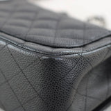 Chanel Black Caviar Mini Square with Silver Hardware