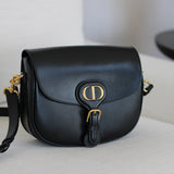 Dior Black Calfskin Medium Bobby Bag