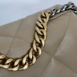 Chanel 21S Dark Beige Lambskin Small 19 with Mixed Metal Hardware