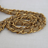 Vintage Chanel Beige Lambskin Small Classic Flap with 24k Gold Hardware