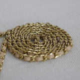 Chanel Beige Clair Caviar Wallet on Chain with Gold Hardware