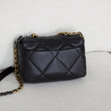 Chanel Black Lambskin Small 19 with Mixed-Metal Hardware