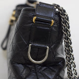 Chanel 17A Black Lambskin Large Gabrielle Hobo with Mixed-Metal Hardware