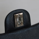 Chanel 18C Iridescent Black Caviar Mini Rectangle with Shiny Ruthenium Hardware