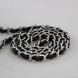 Chanel Black Caviar Mini Square with Silver Hardware