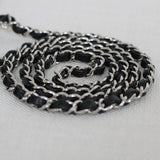 Chanel 23K Black Caviar Mini Square with Silver Hardware