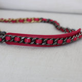 Chanel 21K Dark Pink Lambskin Small 19 Flap with Mixed-Metal Hardware