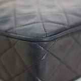 Vintage Chanel Black Lambskin Camera Bag with 24k Gold Hardware