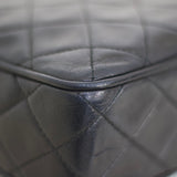 Vintage Chanel Black Lambskin Camera Bag with 24k Gold Hardware