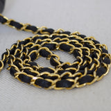 Vintage Chanel Black Lambskin Full Flap with 24k Gold Hardware