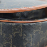 Celine Tan Canvas Medium Folco Triomphe