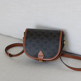 Celine Tan Canvas Medium Folco Triomphe