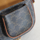 Celine Tan Canvas Medium Folco Triomphe