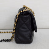 Chanel Black Lambskin Small 19 with Mixed-Metal Hardware