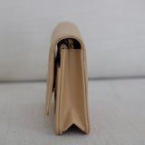 Chanel Beige Clair Caviar Wallet on Chain with Gold Hardware