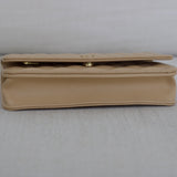 Chanel Beige Clair Caviar Wallet on Chain with Gold Hardware