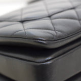 Chanel Black Lambskin Small Trendy Top Handle with Light Gold Hardware