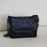 Chanel Black Lambskin New Medium Gabrielle Hobo with Mixed-Metal Hardware