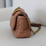 Chanel 21K Caramel Lambskin Small 19 with Mixed-Metal Hardware