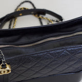 Chanel Black Lambskin New Medium Gabrielle Hobo with Mixed-Metal Hardware