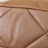 Chanel 21K Caramel Lambskin Small 19 with Mixed-Metal Hardware