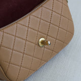 Chanel 19K Caramel Calfskin Multi Pouching Flap with Coin Purse