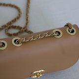 Chanel 19K Caramel Calfskin Multi Pouching Flap with Coin Purse