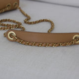 Chanel 19K Caramel Calfskin Multi Pouching Flap with Coin Purse