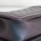 Chanel Iridescent Purple Goatskin Small Boy with Iridescent Rainbow Hardware