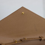 Saint Laurent Caramel Tan Triquilt Envelope WOC