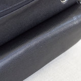 Chanel Black Caviar Medium Classic Flap with Silver Hardware