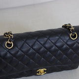 Chanel Black Caviar Medium Classic Flap with Gold Hardware