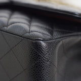 Chanel Black Caviar Medium Classic Flap with Gold Hardware