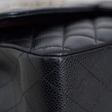Chanel Black Caviar Medium Classic Flap with Gold Hardware