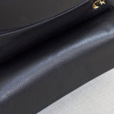 Chanel Black Caviar Medium Classic Flap with Gold Hardware