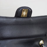 Chanel Black Caviar Medium Classic Flap with Gold Hardware
