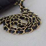 Chanel Black Caviar Medium Classic Flap with Gold Hardware