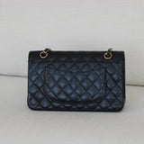 Vintage Chanel Black Caviar Medium Classic Flap with 24k Gold Hardware