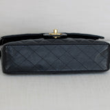 Vintage Chanel Black Caviar Medium Classic Flap with 24k Gold Hardware