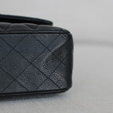 Vintage Chanel Black Caviar Medium Classic Flap with 24k Gold Hardware