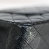 Vintage Chanel Black Caviar Medium Classic Flap with 24k Gold Hardware